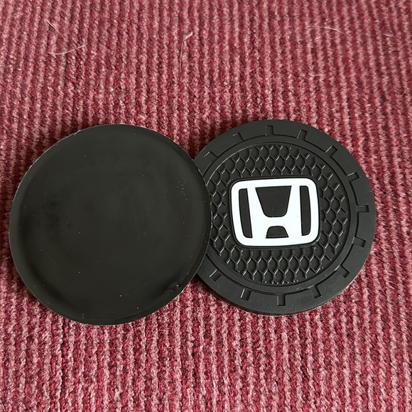 🆕 HONDA Car Cup Holder Coasters - Picture 4 of 7